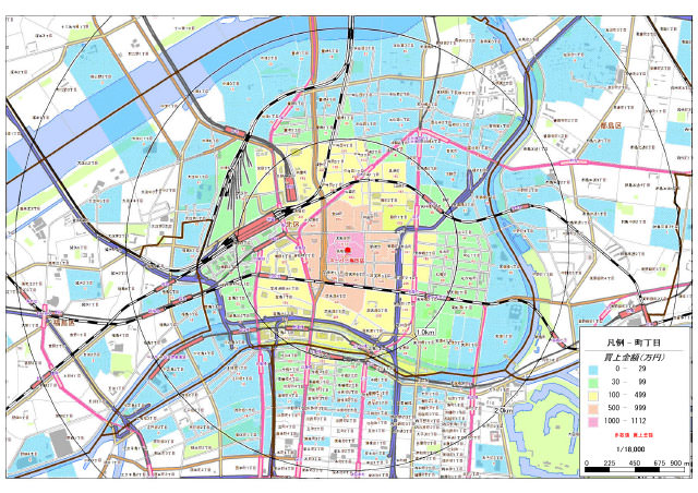 買上金額マップ